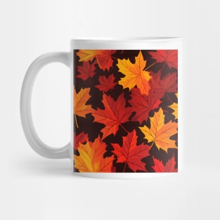 Autumn Leaves Pattern 20 Mug